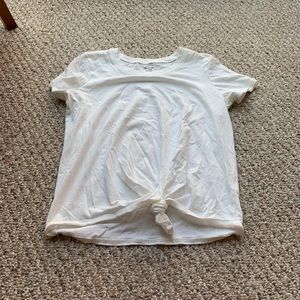 Madewell front knot shirt sz xxs